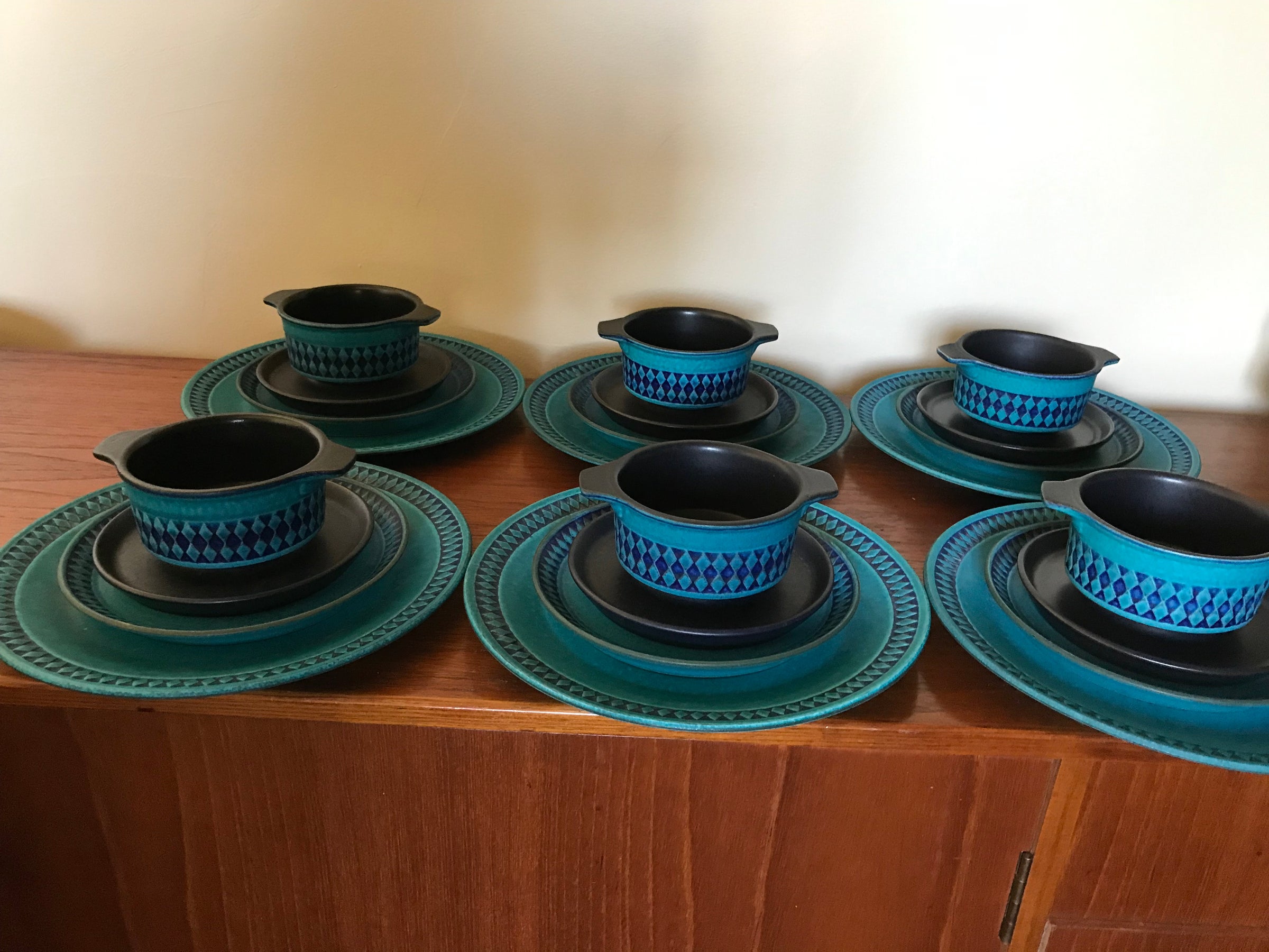 Ceramano Germany Sapphire Blu Dinner Set Vintage | 310 BIS