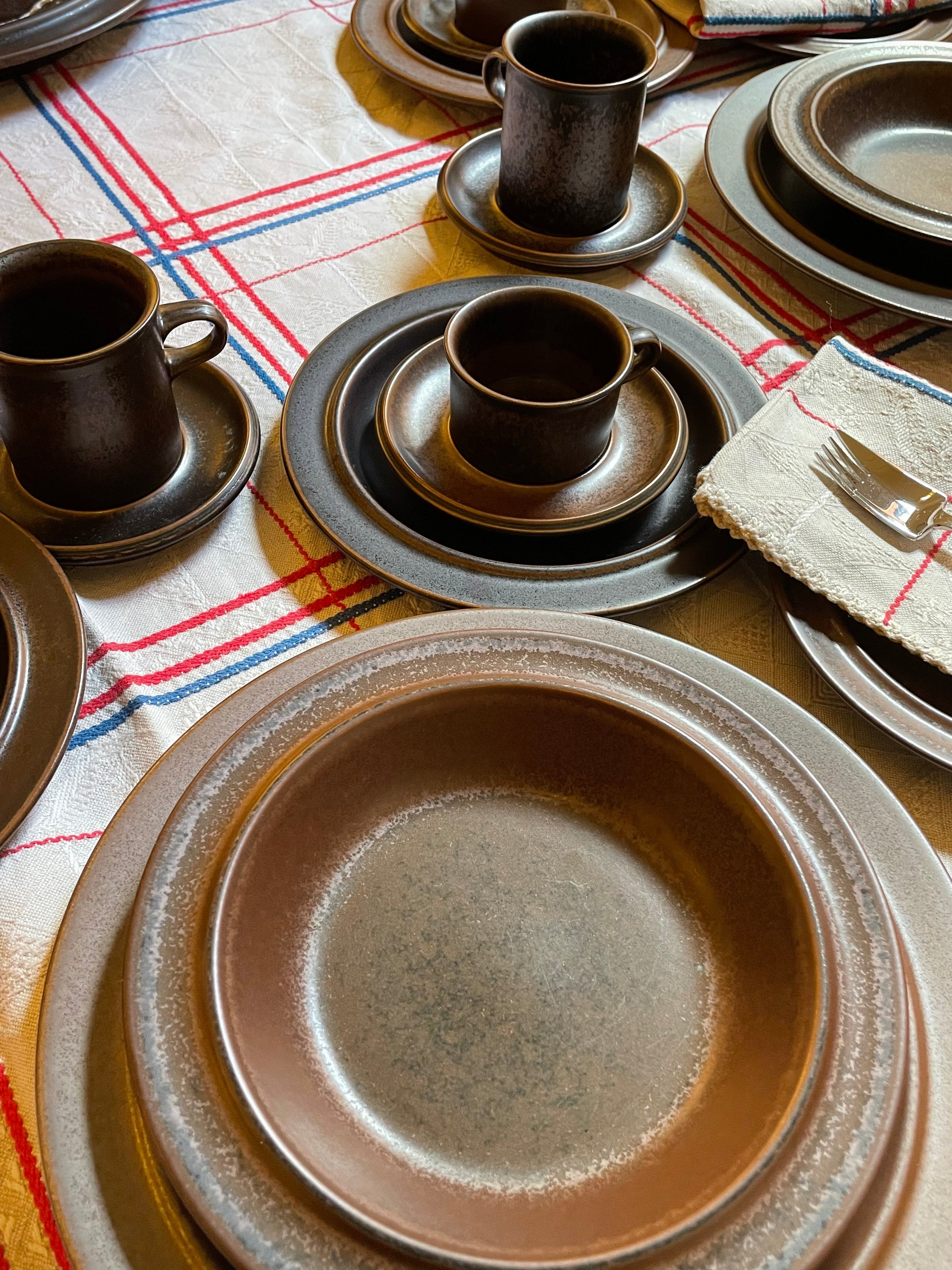 食器 ARABIA FINLAND Arabia Finland Kosmos Tea Cup Trio Set | Nordic Wares Store