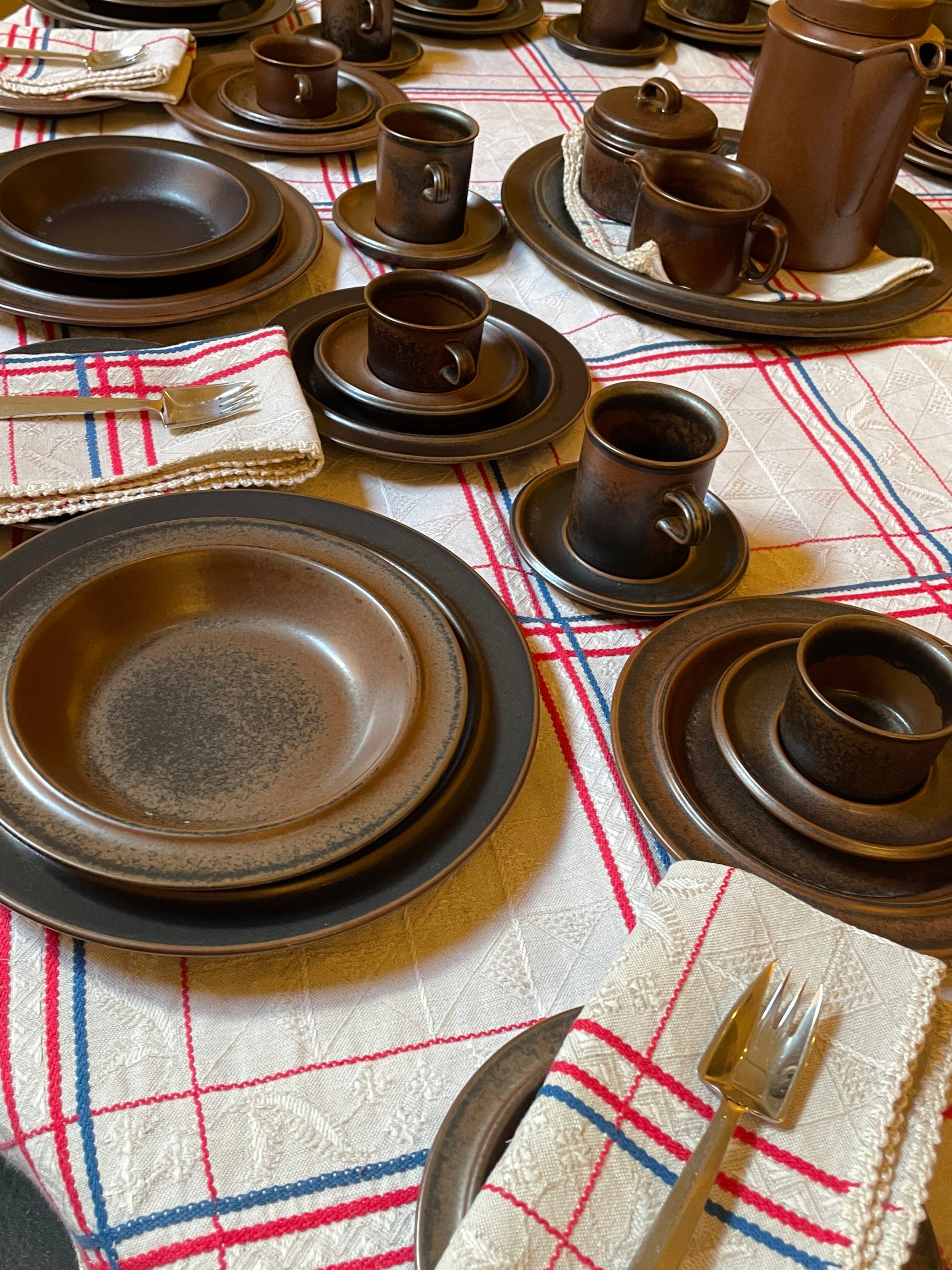 Arabia Ruska Finland Dinner Set fr 8 Scandinavian Design | 310 BIS